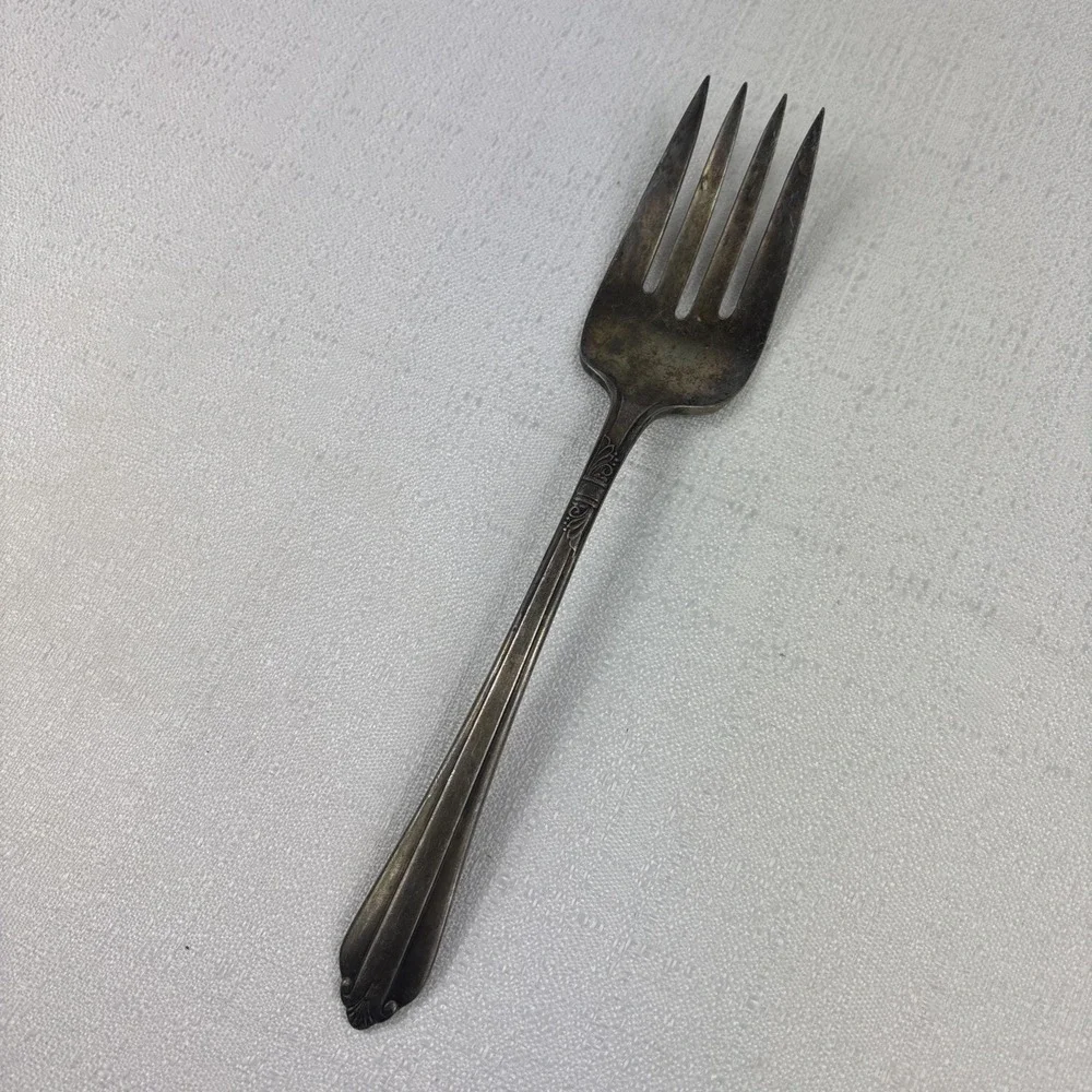 Vintage International Silver‎ Stratford Plate STARLIGHT Serving Fork